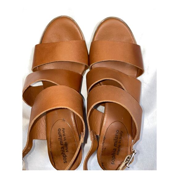 Sophia Milaro Heeled Sandals - Made in Italy - Size 7 - Picture 3 of 9